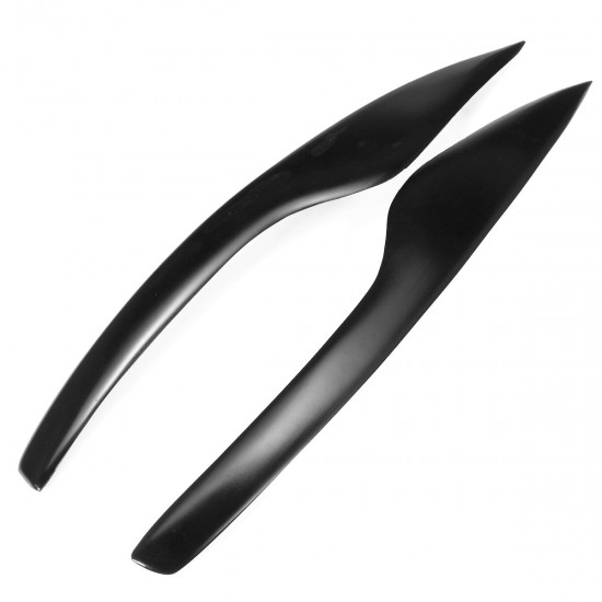 2Pcs Car Headlights Eyebrows Eyelids Black Retrofit For Ford Focus MK2 2008-2010 2Pcs Car Headlights Eyebrows Eyelids Black Retrofit For Ford Focus MK2 2008-2010
