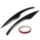 2Pcs Car Headlights Eyebrows Eyelids Black Retrofit For Ford Focus MK2 2008-2010 2Pcs Car Headlights Eyebrows Eyelids Black Retrofit For Ford Focus MK2 2008-2010