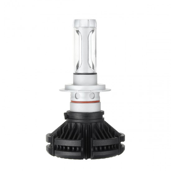 2Pcs Car LED Headlights Fog Lamps Kits High Low Beam Replace Bulbs H7 6500K 100W 12000LM 360 ° Lighting DC 9V-32V Waterproof