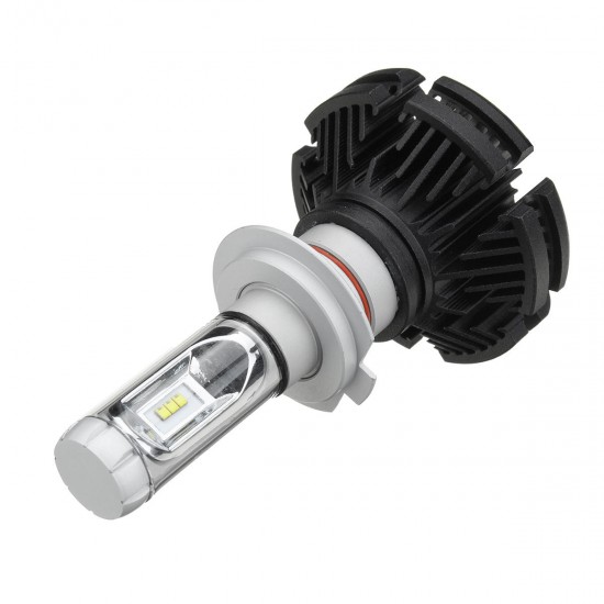 2Pcs Car LED Headlights Fog Lamps Kits High Low Beam Replace Bulbs H7 6500K 100W 12000LM 360 ° Lighting DC 9V-32V Waterproof