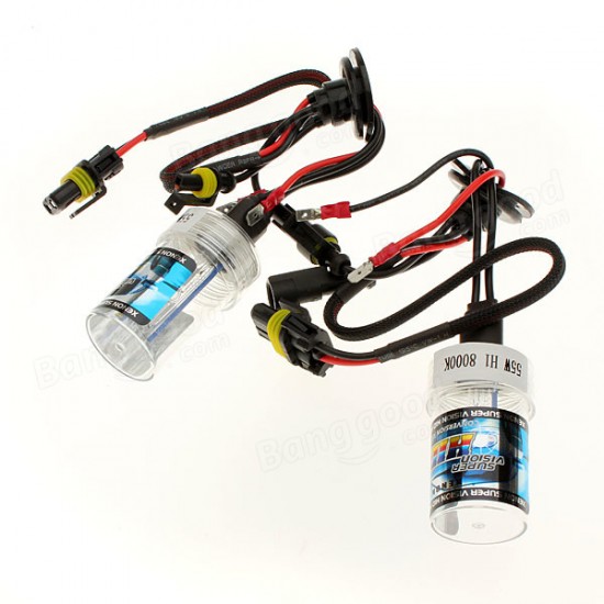 2x Car H1 55W HID Xenon Headlight Light Lamp Bulb Replacement New 2x Car H1 55W HID Xenon Headlight Light Lamp Bulb Replacement New