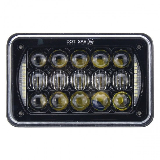 4X6'' H4 5D LED Headlights Lamp Bulb Hi/Low Beam DRL for Truck SUV Off Road Car 48W 2400LM 4X6'' H4 5D LED Headlights Lamp Bulb Hi/Low Beam DRL for Truck SUV Off Road Car 48W 2400LM