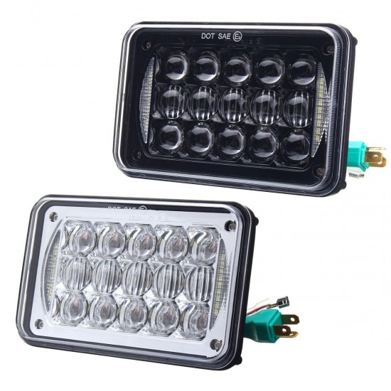 4X6'' H4 5D LED Headlights Lamp Bulb Hi/Low Beam DRL for Truck SUV Off Road Car 48W 2400LM 4X6'' H4 5D LED Headlights Lamp Bulb Hi/Low Beam DRL for Truck SUV Off Road Car 48W 2400LM