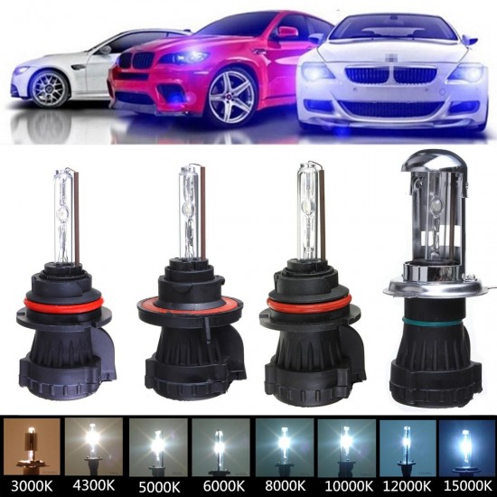 55W 9004 Dual Beam High Low HID Bi-xenon Bulbs DC12V Car Headlight Kit 55W 9004 Dual Beam High Low HID Bi-xenon Bulbs DC12V Car Headlight Kit