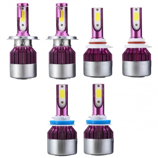 60W 7200LM COB LED Car Headlights Bulbs Fog Lamps H4 H11 9005/9006 9-32V 6500K White 60W 7200LM COB LED Car Headlights Bulbs Fog Lamps H4 H11 9005/9006 9-32V 6500K White
