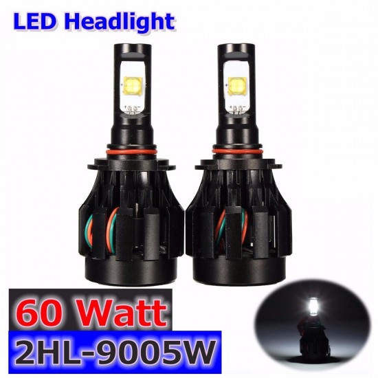 7000LM 60W H8/H9/H11/H13/9005/9006/9007 LED Headlight Lamps Hi/Lo Beam Bulbs