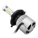 72W 8000LM COB LED Car Headlights Bulbs Fog Lamps H4 H7 H11 9005 9006 6500K White 2PCS