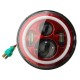 7Inch H4 LED Headlights Hi-Lo Beam Light Halo Angle Eyes for Wrangler 7Inch H4 LED Headlights Hi-Lo Beam Light Halo Angle Eyes for Wrangler