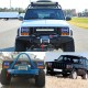 7X6Inch H4 LED Car Headlights Hi-Lo Combo Beam Halo DRL 55W for Jeep Cherokee Pickup