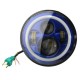 7inch 6000K LED Hi-Lo Beam Headlight Halo Angle Eyes White DRL Blue Turn Light For Jeep Wrangler 7inch 6000K LED Hi-Lo Beam Headlight Halo Angle Eyes White DRL Blue Turn Light For Jeep Wrangler