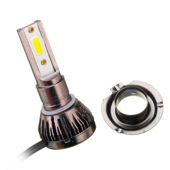 80W Mini Car COB LED Headlights Bulbs H1 H4 H7 H8 9005 9006 9012 Fog Lamp 10000LM 6000K White DC 9-32V 2Pcs 80W Mini Car COB LED Headlights Bulbs H1 H4 H7 H8 9005 9006 9012 Fog Lamp 10000LM 6000K White DC 9-32V 2Pcs