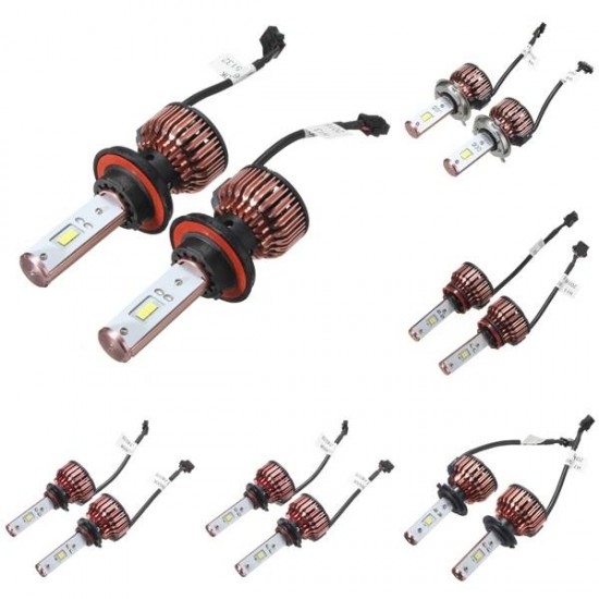 80W/50W H4 H13 50W H7 H8/9/11 9005 9006 6000K LED Hi-Low Beam Headlight Kit