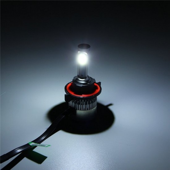 9007 H13 72W 8000LM 6500K Car COB LED Headlight Kit Hi/Lo Bulbs