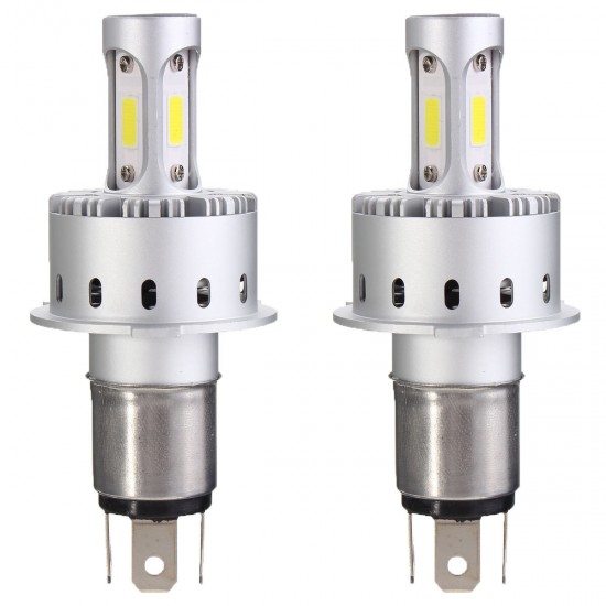 90W 12000LM COB LED Car Headlights Bulbs Fog Lamps H4 H7 H11 9005 9006 6000K Three-side White