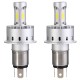 90W 12000LM COB LED Car Headlights Bulbs Fog Lamps H4 H7 H11 9005 9006 6000K Three-side White