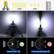 360 Degree H7 LED Car Headlights Bulbs 50W 8000LM IP68 Waterproof 6000K White 2PCS