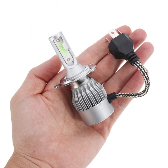 C6 COB LED H4 H7 Car Headlights 8000K Ice Blue Bulbs H1 9005 9006 Fog Lamps 72W 7600LM C6 COB LED H4 H7 Car Headlights 8000K Ice Blue Bulbs H1 9005 9006 Fog Lamps 72W 7600LM