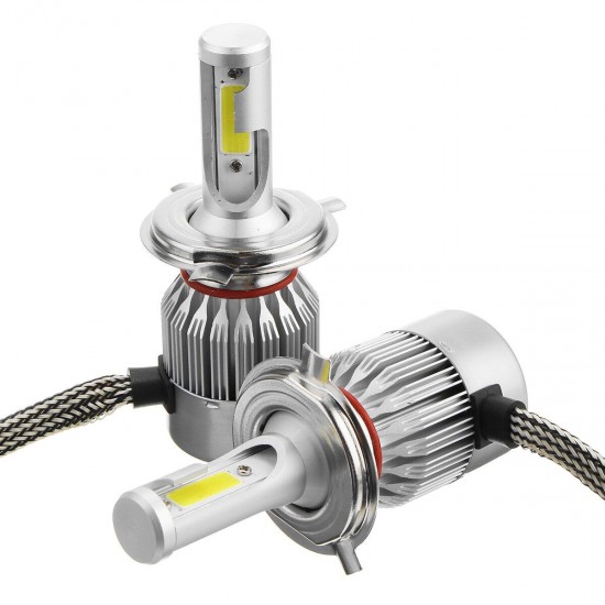 C6 COB LED Headlights Bulb Fog Lamp H1 H3 H4 H7 H8/H9/H11 9005/9006 72W 7600LM 6000K White 2PCS For Car Motor C6 COB LED Headlights Bulb Fog Lamp H1 H3 H4 H7 H8/H9/H11 9005/9006 72W 7600LM 6000K White 2PCS For Car Motor
