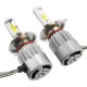 C6 COB LED Headlights Bulb Fog Lamp H1 H3 H4 H7 H8/H9/H11 9005/9006 72W 7600LM 6000K White 2PCS For Car Motor