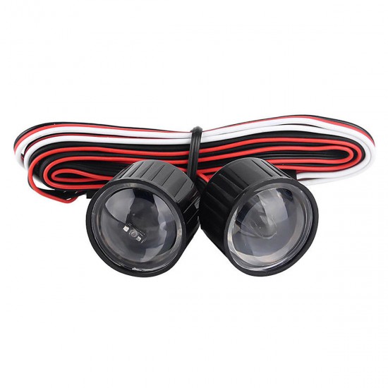 Car LED Headlights for Jeep Wrangler Axial SCX10 90046 90047 1/10 RC Crawler Car LED Headlights for Jeep Wrangler Axial SCX10 90046 90047 1/10 RC Crawler