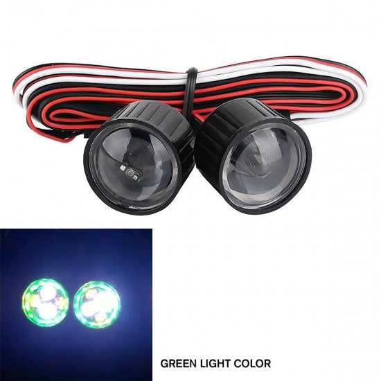 Car LED Headlights for Jeep Wrangler Axial SCX10 90046 90047 1/10 RC Crawler Car LED Headlights for Jeep Wrangler Axial SCX10 90046 90047 1/10 RC Crawler