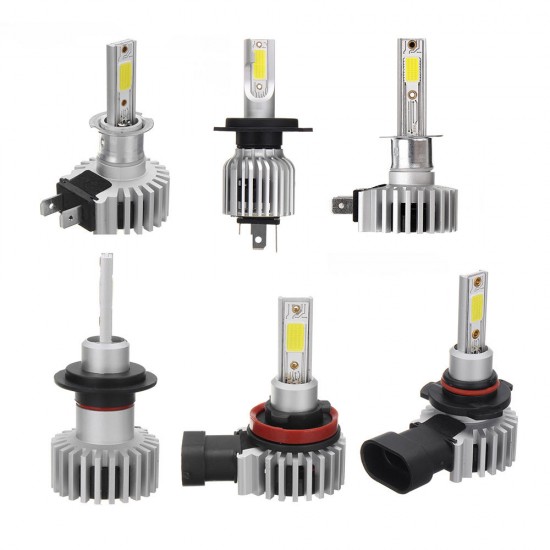 D9 60W 8000LM COB LED Car Headlights Bulbs Fog Lamp H1 H3 H4 H7 H11 9005 9006 6000K Replace Xenon HID Halogen