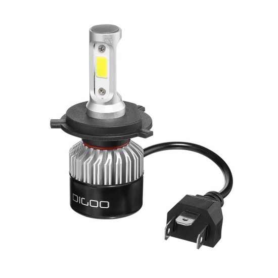 DG-S2 Car COB LED Headlights Bulbs H4 H7 High Low Beam Fog Lamps 72W 9000LM IP68 6500K White 2PCS PK S2 DG-S2 Car COB LED Headlights Bulbs H4 H7 High Low Beam Fog Lamps 72W 9000LM IP68 6500K White 2PCS PK S2