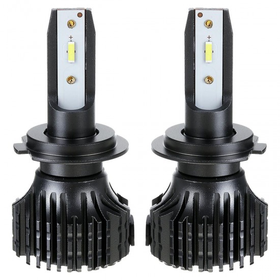 F3 Car LED Headlights Bulbs 120 Degree Lighting 6000K 12V 3000LM Waterproof 9005 9006 H1 H11 H7 2Pcs