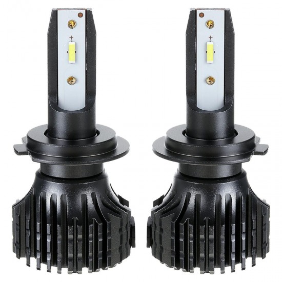 F3 Car LED Headlights Bulbs 120 Degree Lighting 6000K 12V 3000LM Waterproof 9005 9006 H1 H11 H7 2Pcs