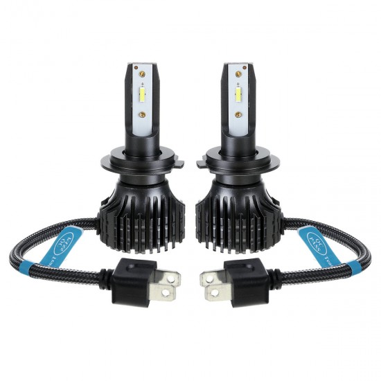 F3 Car LED Headlights Bulbs 120 Degree Lighting 6000K 12V 3000LM Waterproof 9005 9006 H1 H11 H7 2Pcs