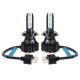 F3 Car LED Headlights Bulbs 120 Degree Lighting 6000K 12V 3000LM Waterproof 9005 9006 H1 H11 H7 2Pcs