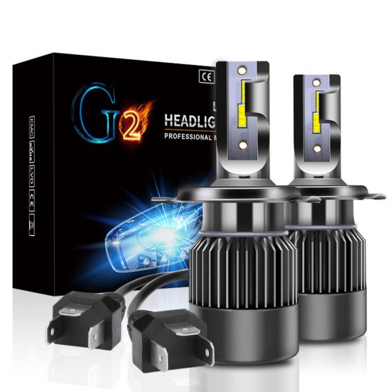 G2 Car LED Headlights Bulb 60W 7000LM Fog Lamp H1 H4 H7 H8/H9/H11 9005 9006 9012 9-32V 6000K White