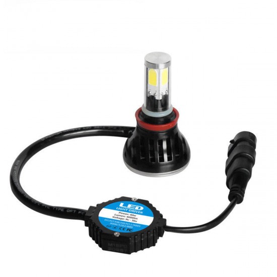 G5 4 Sides 80W 8000LM COB LED Car Headlights H8/H9/H11 9005 9007 880 Fog Lamps 9-36V 6000K 2PCS G5 4 Sides 80W 8000LM COB LED Car Headlights H8/H9/H11 9005 9007 880 Fog Lamps 9-36V 6000K 2PCS