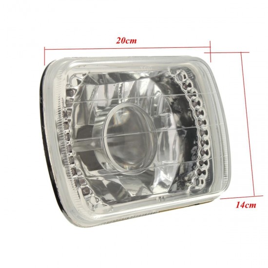 H6014/H6052/H6054 Chrome 7x6 LED Ring Projector Headlight Conversion Kit H6014/H6052/H6054 Chrome 7x6 LED Ring Projector Headlight Conversion Kit