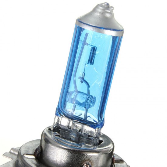 H7 Car HaloHeadlights Light Bulb Lamps 55W 12V 6300K White 2Pcs