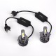 F2 Car COB LED Headlights Bulbs Fog Lamp H1 H3 H4 H7 H11 9005 9006 12V-24V 72W 8000LM 6500K White