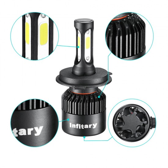 S2 Car COB LED Headlights Bulbs Fog Lamp H1 H3 H4 H7 H11 9005 9006 12V-24V 72W 8000LM 6500K White S2 Car COB LED Headlights Bulbs Fog Lamp H1 H3 H4 H7 H11 9005 9006 12V-24V 72W 8000LM 6500K White