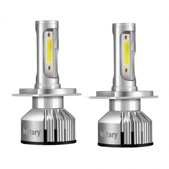 V3 Car COB LED Headlights H1 H3 H4 H7 H11 H13 9004 9005 9006 9007 Fog Light 72W 10000LM 6500K White 2Pcs