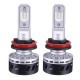 F1 Car LED Headlights H1 H4 H7 H11 9005 9006 9012 DC12-24V 50W 5000LM 6500K White