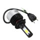 2PCS S2 COB LED Car Headlights Bulbs Fog Light H7 72W 9000LM 6500K White