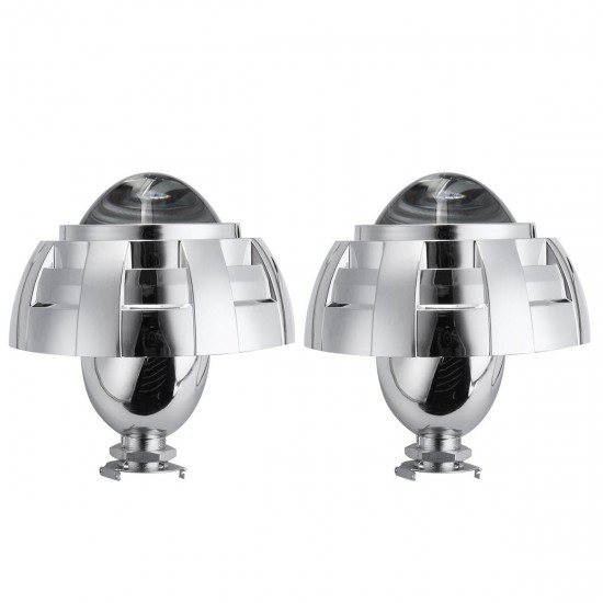 Pair 3Inch HID Bi-Xenon Projector Lens Headlights Shroud H1 H4 H7 Car Headlight Retrofit Pair 3Inch HID Bi-Xenon Projector Lens Headlights Shroud H1 H4 H7 Car Headlight Retrofit