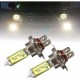 Pair 55W 12V H7 Amber Xenon Headlight High Beam HaloLight Lamp Bulbs