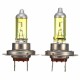 Pair 55W 12V H7 Amber Xenon Headlight High Beam HaloLight Lamp Bulbs