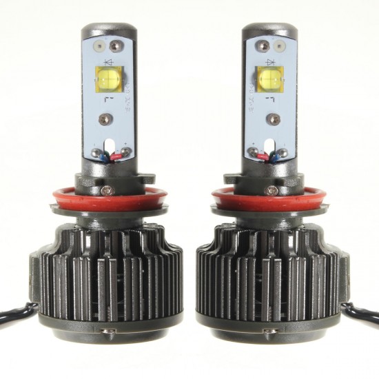Pair 60W LED Headlight Lamp H11 H9 H8 7200LM 6000K with Wire Pair 60W LED Headlight Lamp H11 H9 H8 7200LM 6000K with Wire