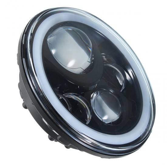 Pair 7 Inch 19 RGB LED Car Headlights IP67 Built-in Lamp Automatic Change Halo Angel Eyes for the Jeep Wrangler Landrover Defender Hummer Pair 7 Inch 19 RGB LED Car Headlights IP67 Built-in Lamp Automatic Change Halo Angel Eyes for the Jeep Wrangler Landrover Defender Hummer
