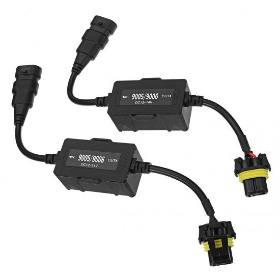 Pair 9005/9006 H8/H11 H7 LED HID Car Headlight Decoder Error Free Anti-Flicker Load Resistor Pair 9005/9006 H8/H11 H7 LED HID Car Headlight Decoder Error Free Anti-Flicker Load Resistor