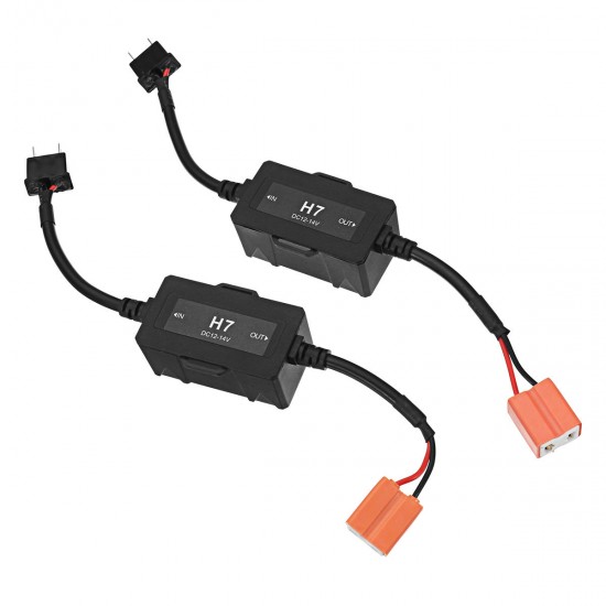 Pair 9005/9006 H8/H11 H7 LED HID Car Headlight Decoder Error Free Anti-Flicker Load Resistor Pair 9005/9006 H8/H11 H7 LED HID Car Headlight Decoder Error Free Anti-Flicker Load Resistor