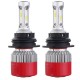 Pair COB LED Car Headlight Kit 6000K H4 H7 H11 H13 9005 9007 60W 7200LM Pair COB LED Car Headlight Kit 6000K H4 H7 H11 H13 9005 9007 60W 7200LM