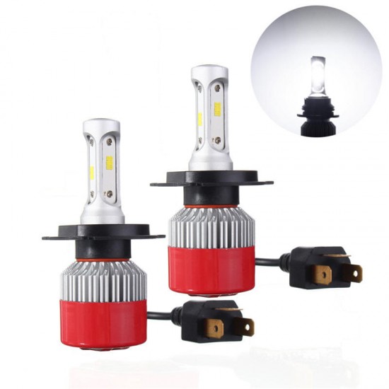 Pair COB LED Car Headlight Kit 6000K H4 H7 H11 H13 9005 9007 60W 7200LM Pair COB LED Car Headlight Kit 6000K H4 H7 H11 H13 9005 9007 60W 7200LM
