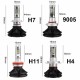 Pair DC9-36V H4 H7 H11 9005 Car Headlight Kit 6000LM IP67 Bulb Pair DC9-36V H4 H7 H11 9005 Car Headlight Kit 6000LM IP67 Bulb